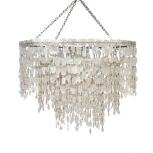 Load image into Gallery viewer, Tumbled Glass Chandelier - Large