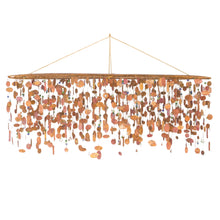 Load image into Gallery viewer, Mixed reclaimed copper statement chandelier