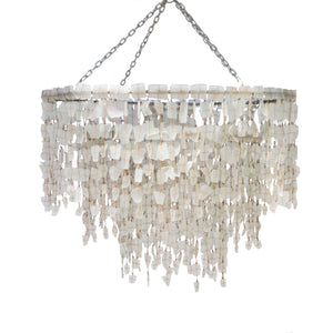 Tumbled Glass Chandelier - Large