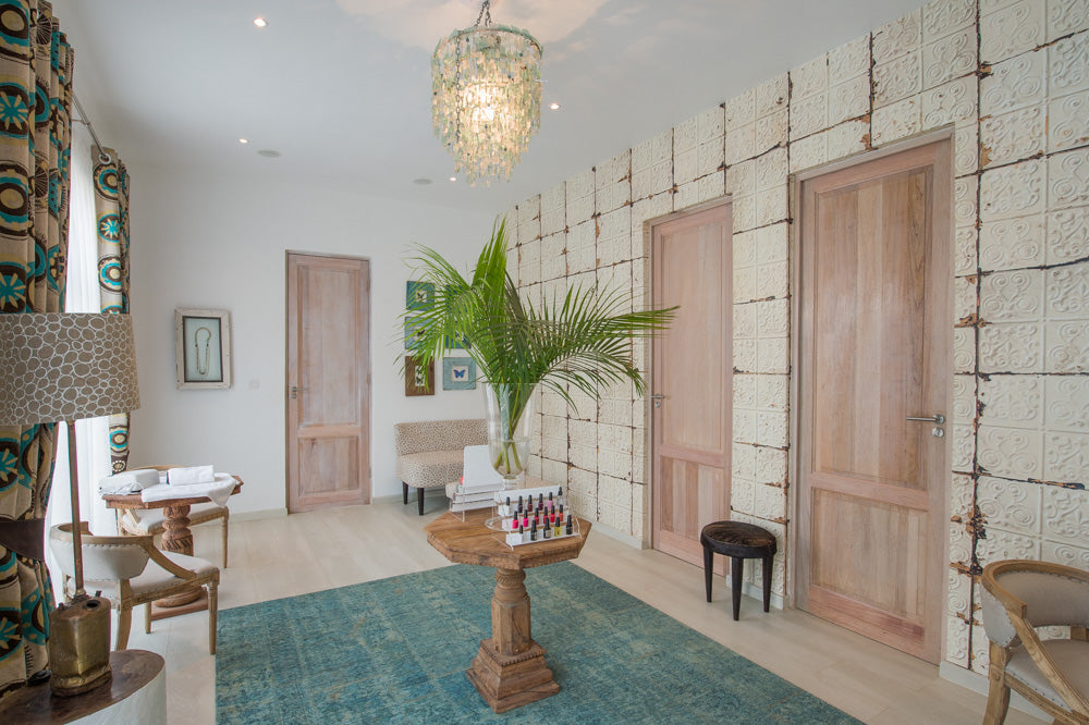 Tumbled Glass Chandelier - Large