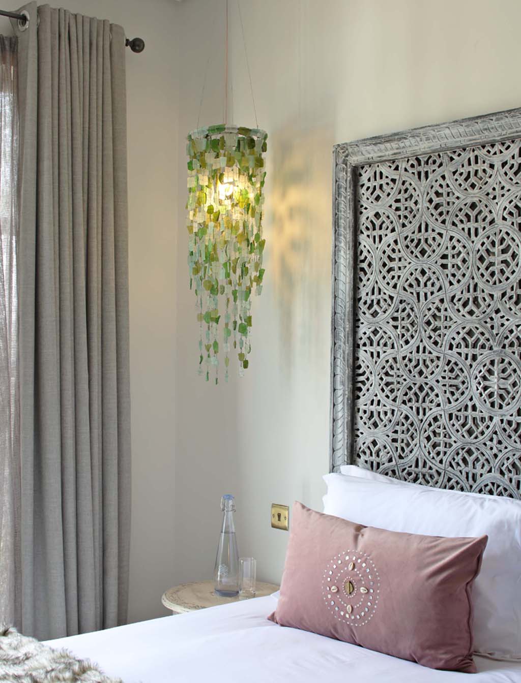 Tumbled Glass Pendant - Medium